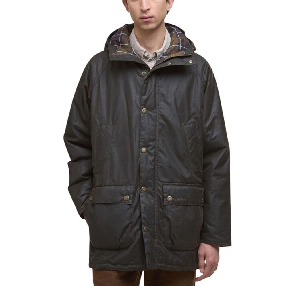 Barbour Green Cotton Men's Parka